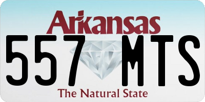 AR license plate 557MTS