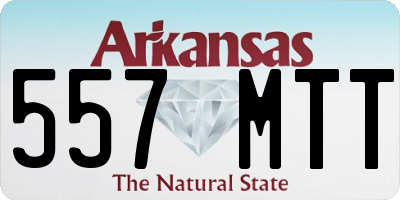 AR license plate 557MTT
