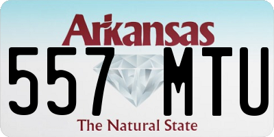 AR license plate 557MTU