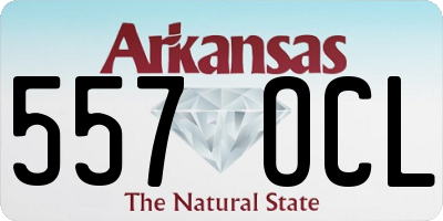 AR license plate 557OCL