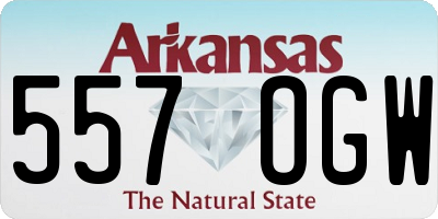 AR license plate 557OGW