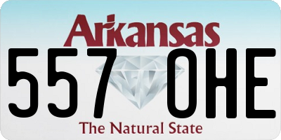 AR license plate 557OHE