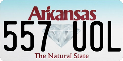 AR license plate 557UOL
