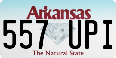 AR license plate 557UPI