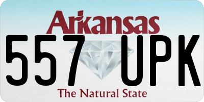 AR license plate 557UPK