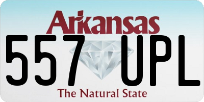 AR license plate 557UPL