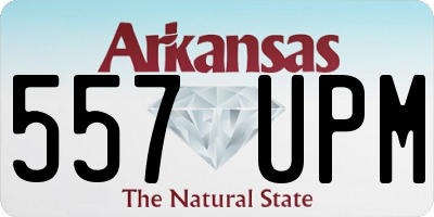 AR license plate 557UPM