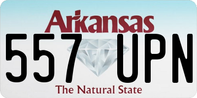 AR license plate 557UPN