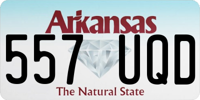 AR license plate 557UQD