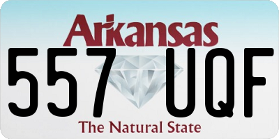 AR license plate 557UQF