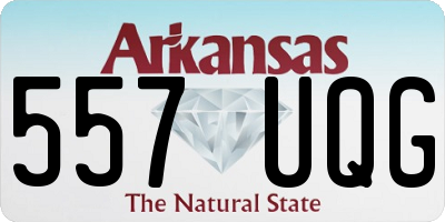 AR license plate 557UQG