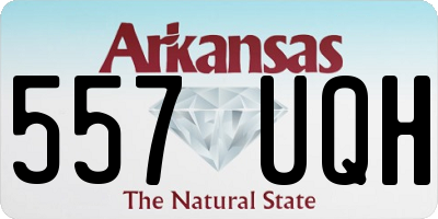 AR license plate 557UQH
