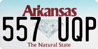 AR license plate 557UQP