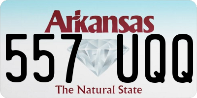 AR license plate 557UQQ