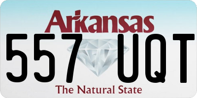AR license plate 557UQT