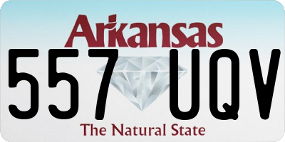 AR license plate 557UQV