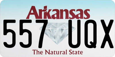 AR license plate 557UQX