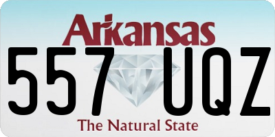 AR license plate 557UQZ