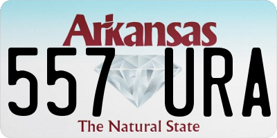 AR license plate 557URA