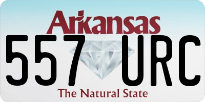 AR license plate 557URC
