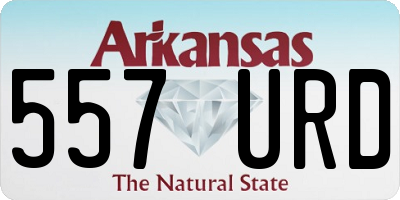 AR license plate 557URD