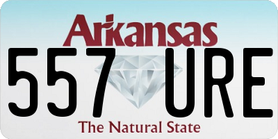 AR license plate 557URE