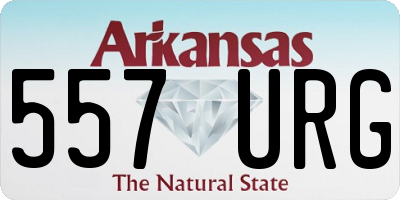 AR license plate 557URG