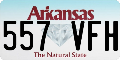 AR license plate 557VFH