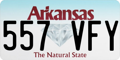 AR license plate 557VFY