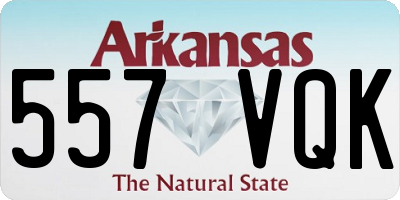 AR license plate 557VQK