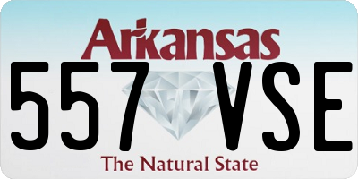 AR license plate 557VSE