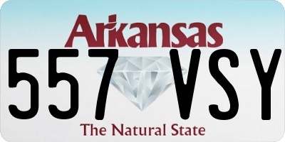 AR license plate 557VSY