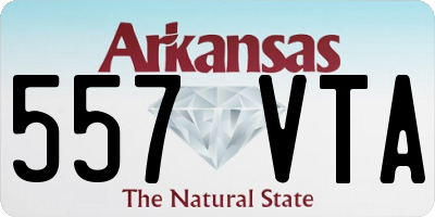 AR license plate 557VTA