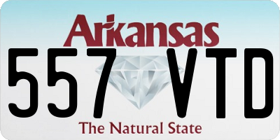 AR license plate 557VTD