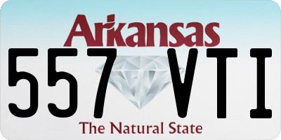 AR license plate 557VTI
