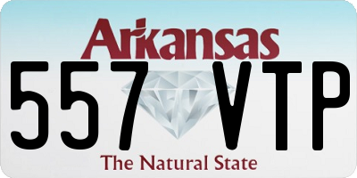 AR license plate 557VTP