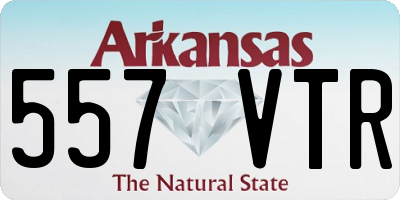 AR license plate 557VTR