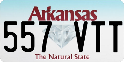 AR license plate 557VTT
