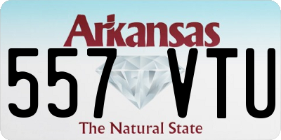 AR license plate 557VTU
