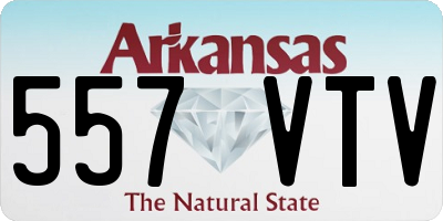 AR license plate 557VTV