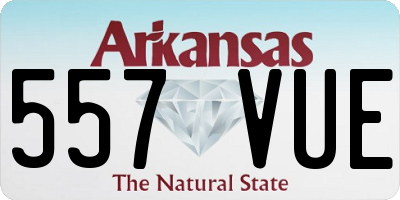 AR license plate 557VUE
