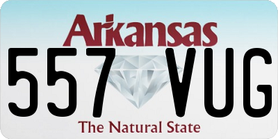 AR license plate 557VUG
