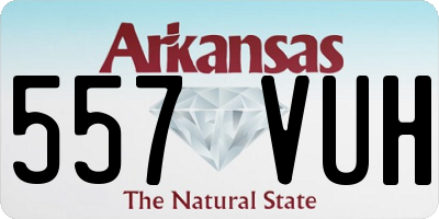 AR license plate 557VUH
