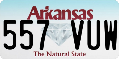 AR license plate 557VUW