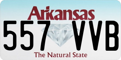 AR license plate 557VVB