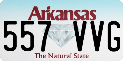 AR license plate 557VVG