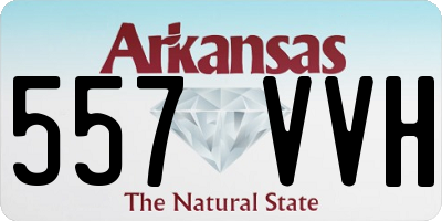 AR license plate 557VVH