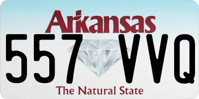 AR license plate 557VVQ
