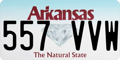 AR license plate 557VVW