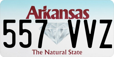 AR license plate 557VVZ